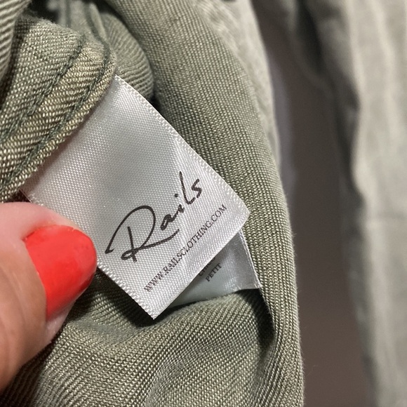 Rails Maverick jacket military small patches sage green - Picture 7 of 10